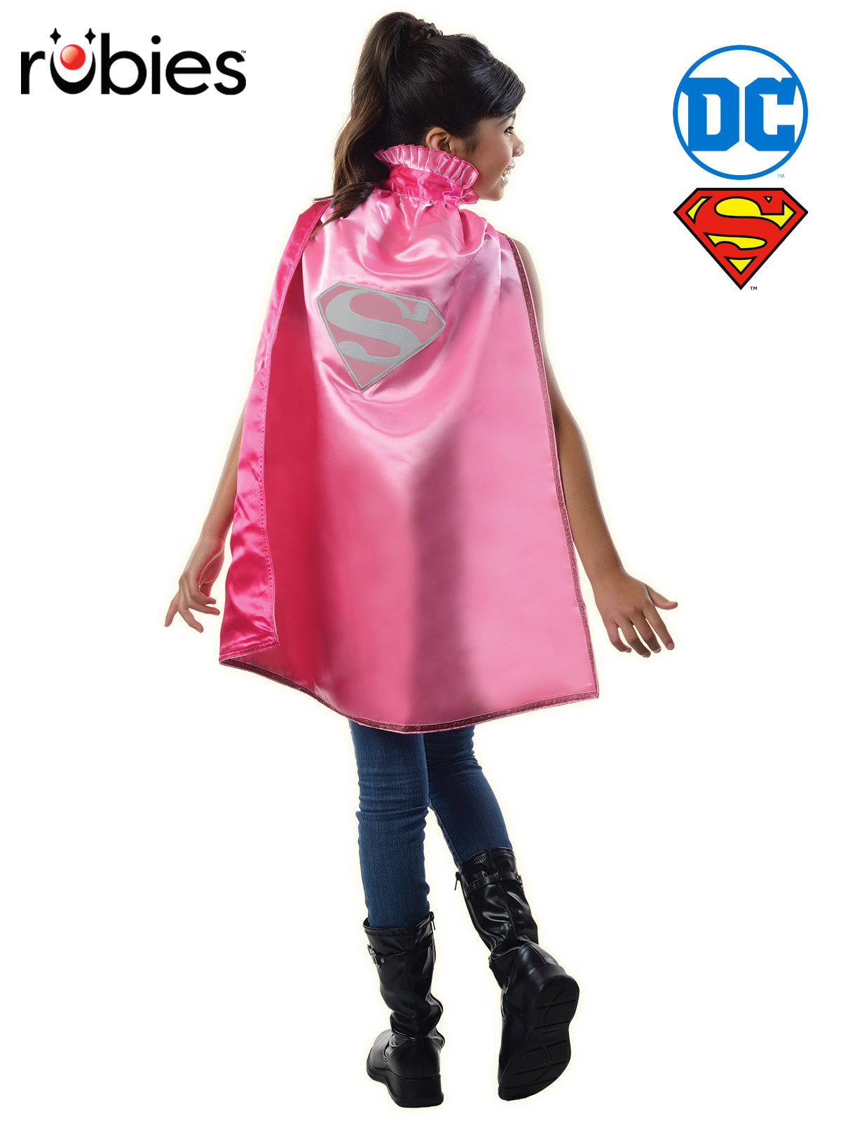 Supergirl Dc Pink Cape Child