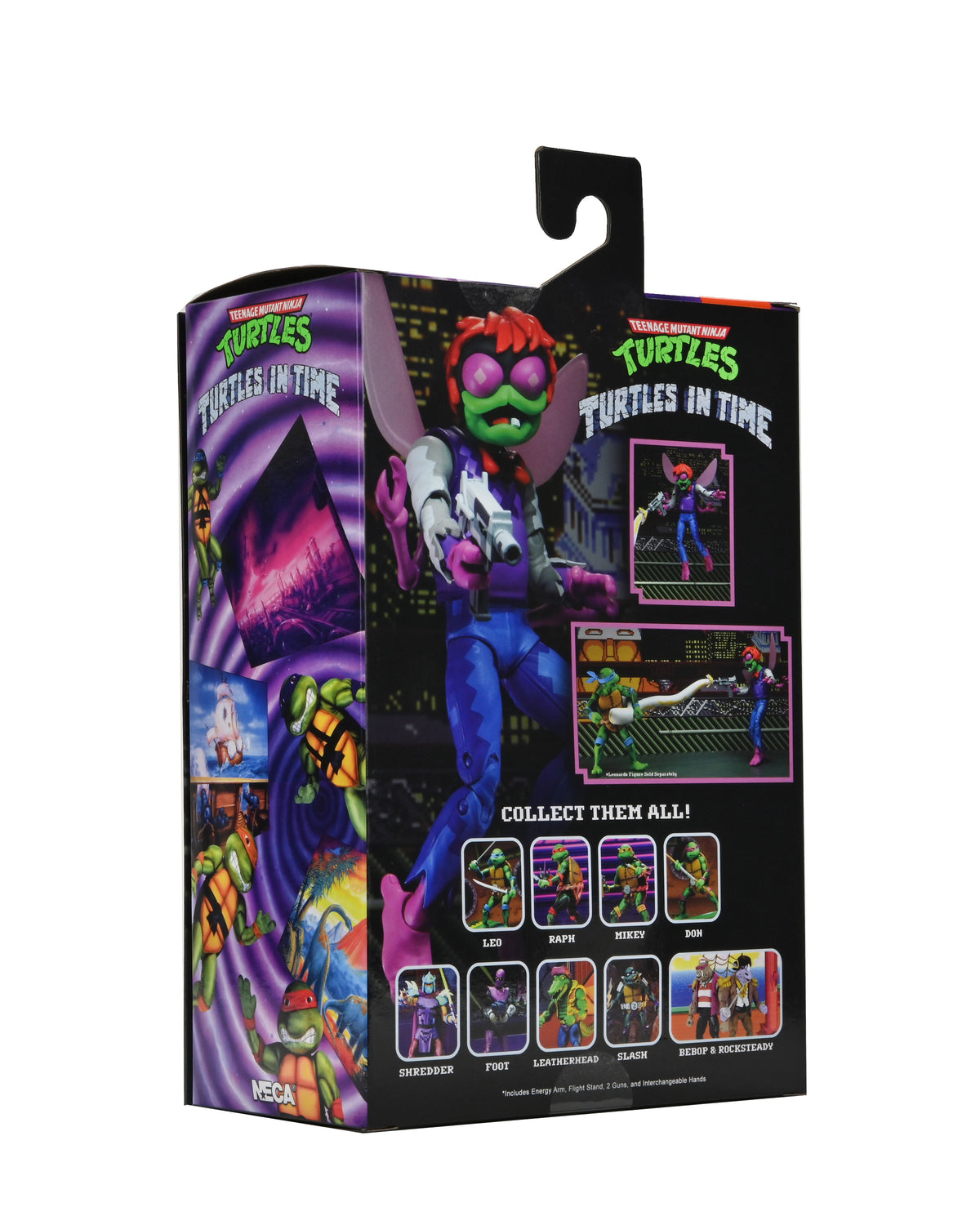 TMNT Turtles in Time Baxter Stockman 7" Figure – Arcade Pixel Deco Edition