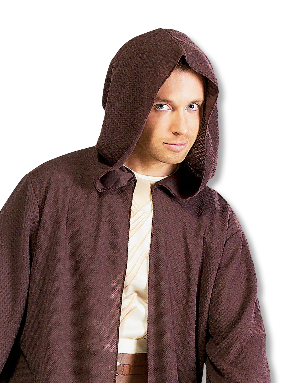 Jedi Master Brown Robe Costume with Hood