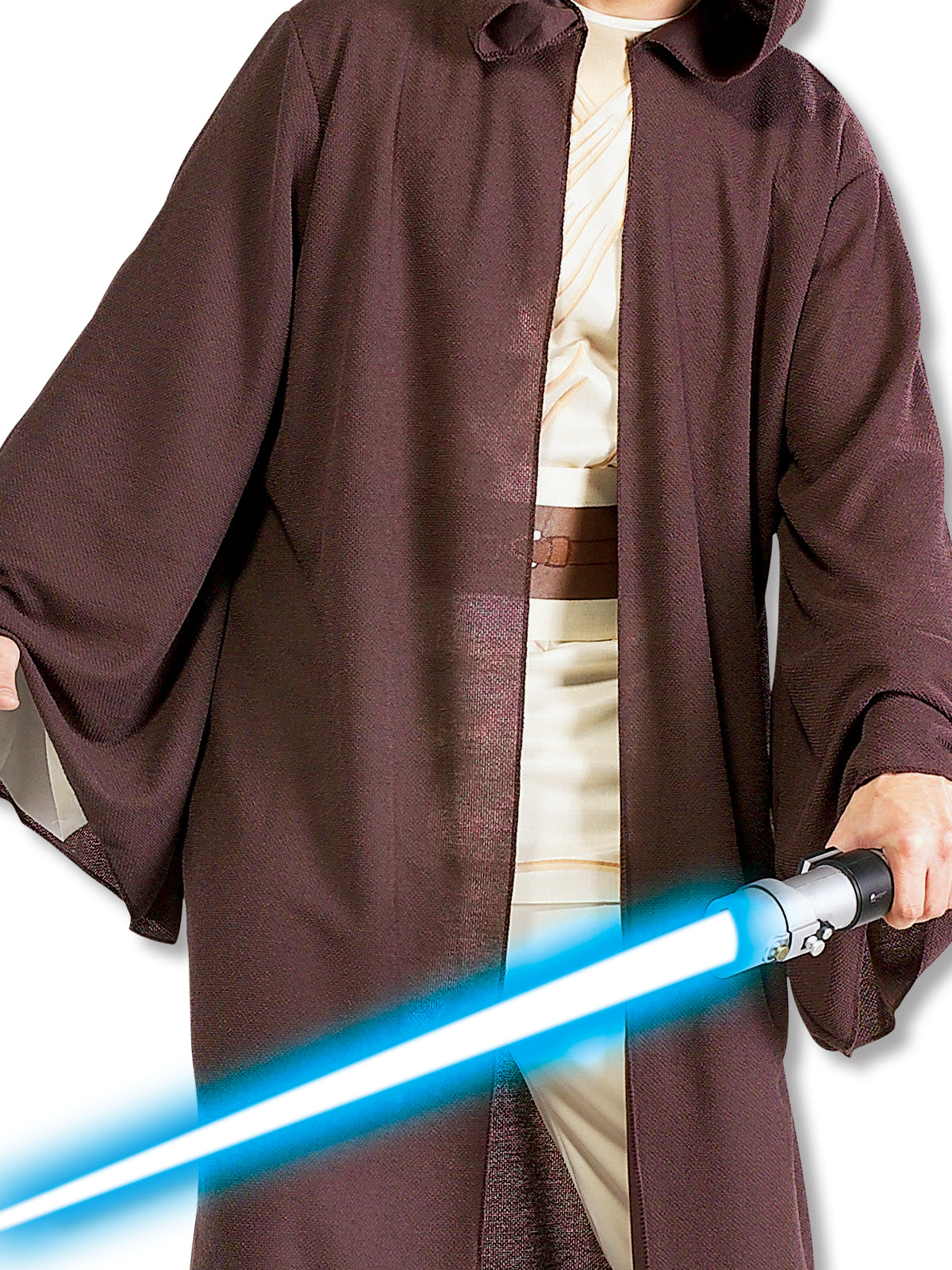 Jedi Master Brown Robe Costume with Hood