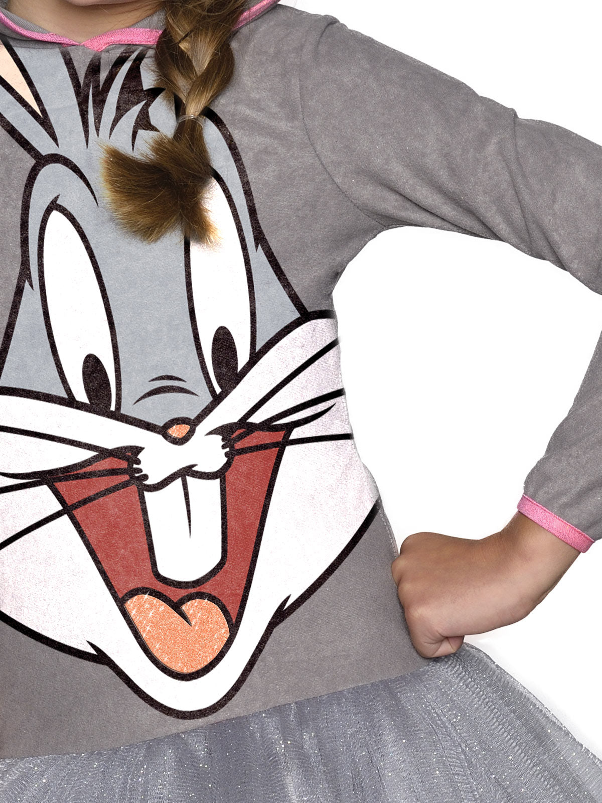 Bugs Bunny Girls Hooded Costume Child
