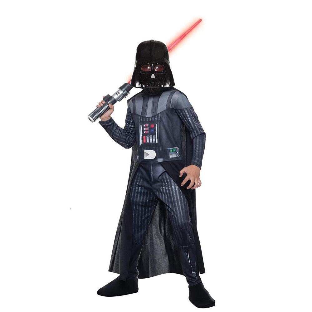 Darth Vader Child Costume with Jumpsuit Cape and Mask by Star Wars