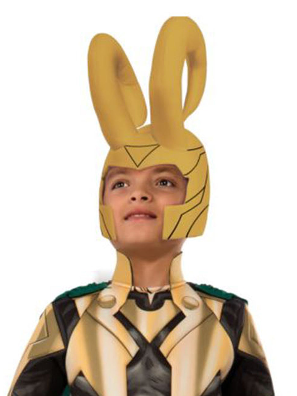 Loki Deluxe Costume Child Marvel Outfit with Cape Padded Top and Boot Tops