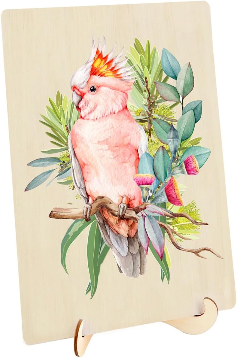 Major Mitchell Cockatoo Wooden Jigsaw Puzzle – 125-Piece Nature-Inspired Artistic Puzzle