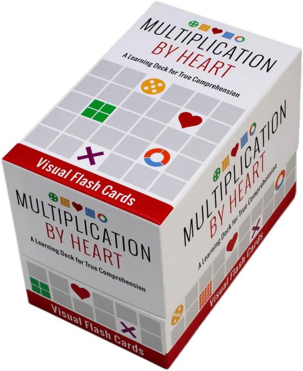Math for Love Multiplication by Heart Visual Flash Cards