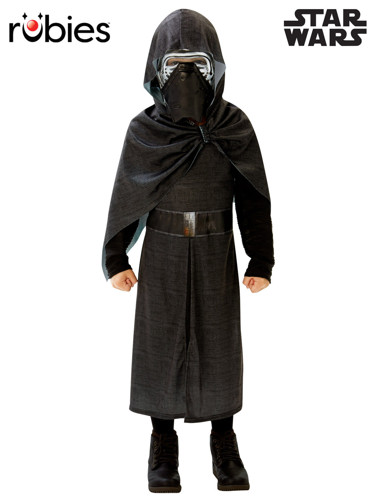Kylo Ren Deluxe Child Halloween Costume with Mask Robe and Cape