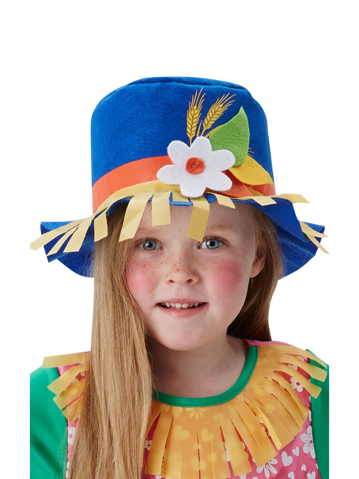 Rubie's Scarecrow Girls Costume with Dress, Neckerchief and Hat, Colour