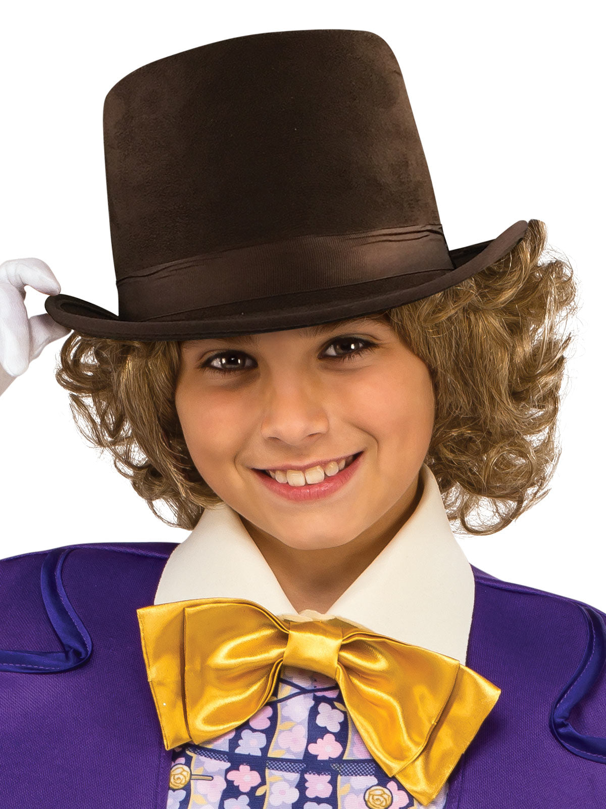 Willy Wonka Deluxe Kids Costume with Hat & Golden Ticket
