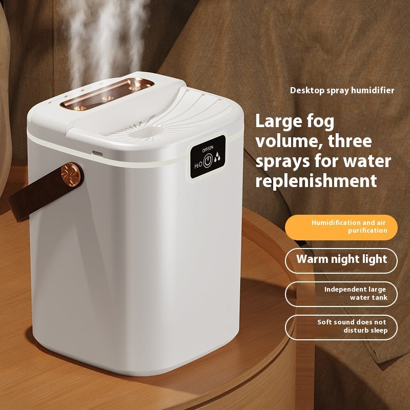 Bedroom Humidifier for Household Use – Large Spray Volume and Purified Air