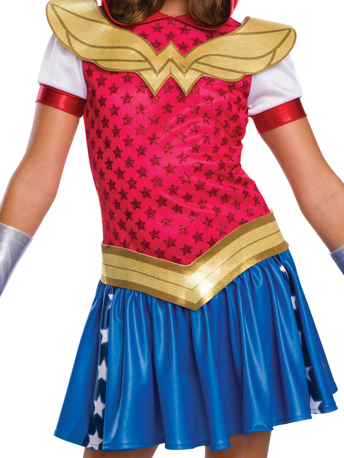 Wonder Woman DC Super Hero Girls Kids Hoodie Costume with Belt