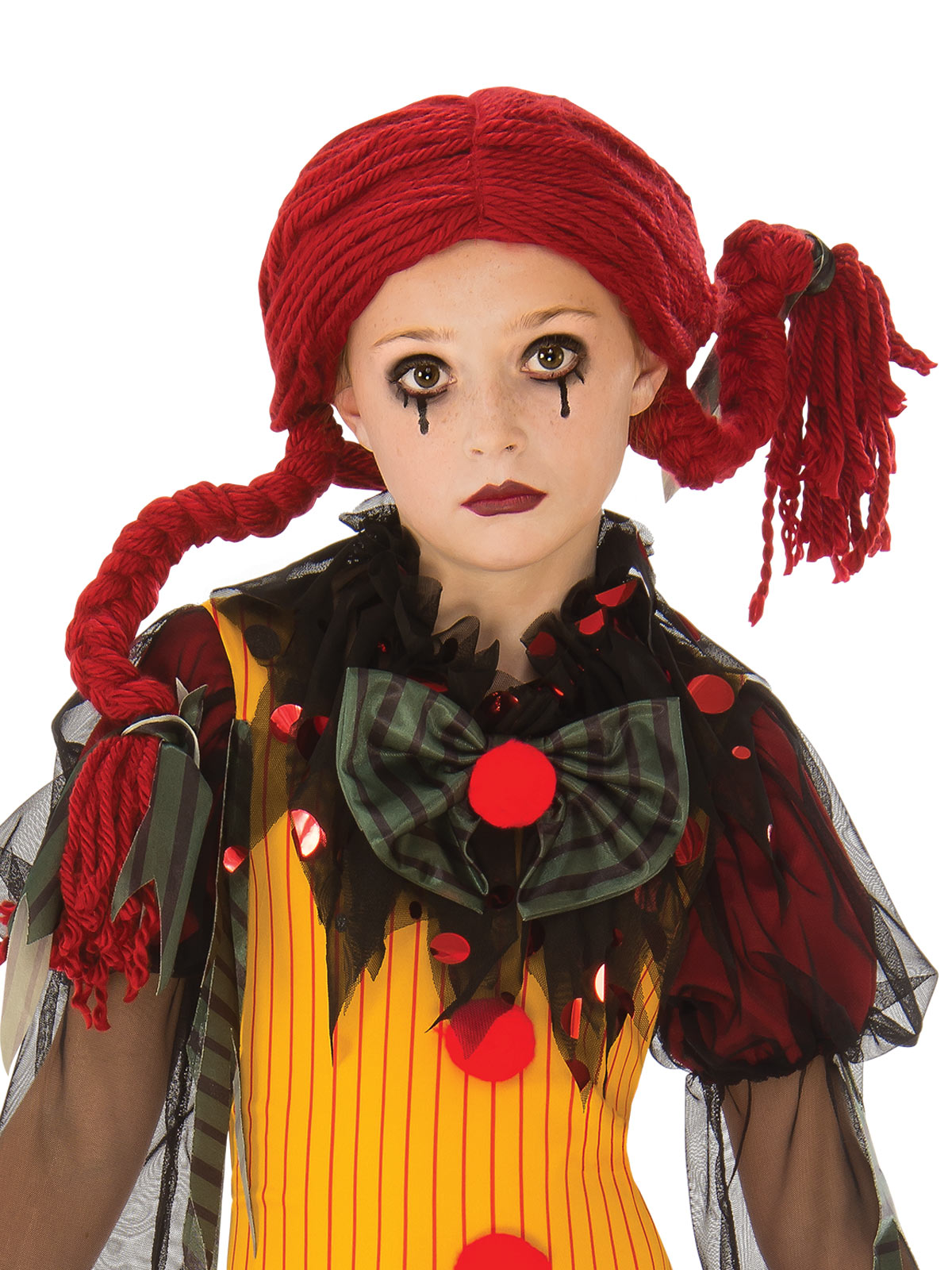 Zombie Girl Clown Costume Child