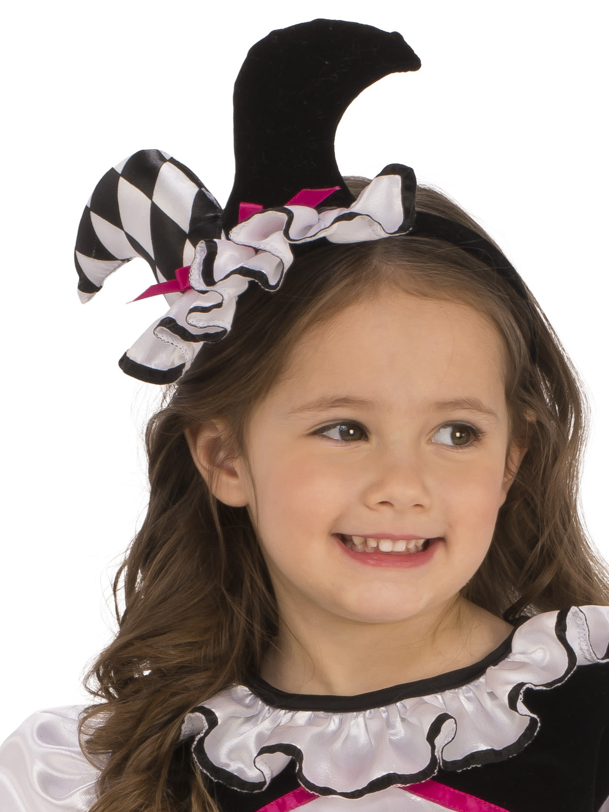 Jester Girl Costume with Headband for Kids