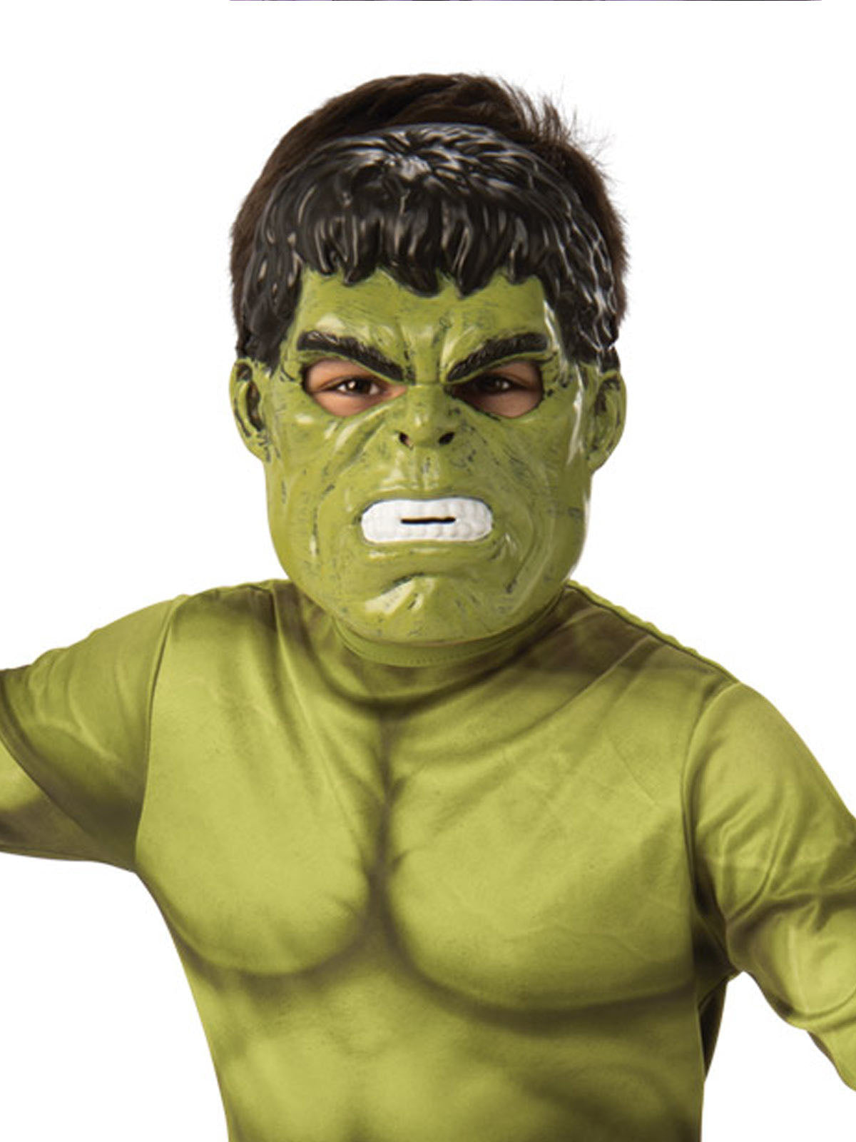 Hulk Costume for Kids with Printed Jumpsuit and Mask Marvel Avengers