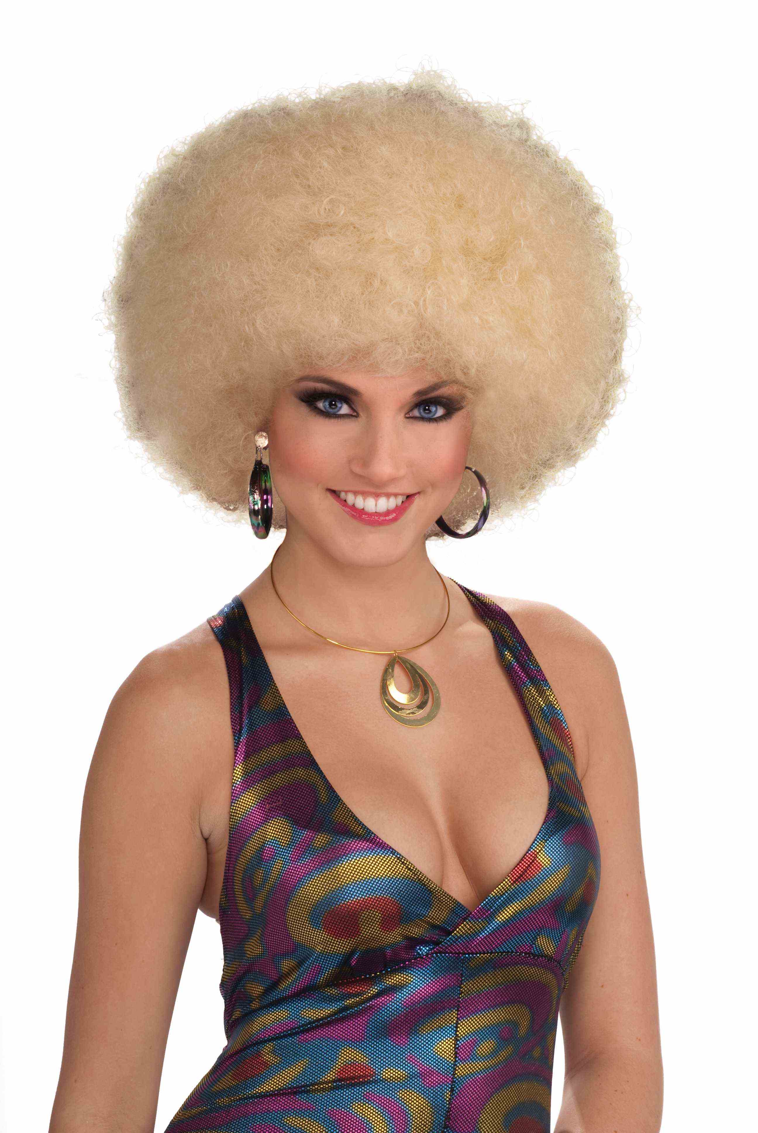 Afro Blonde Wig Adult