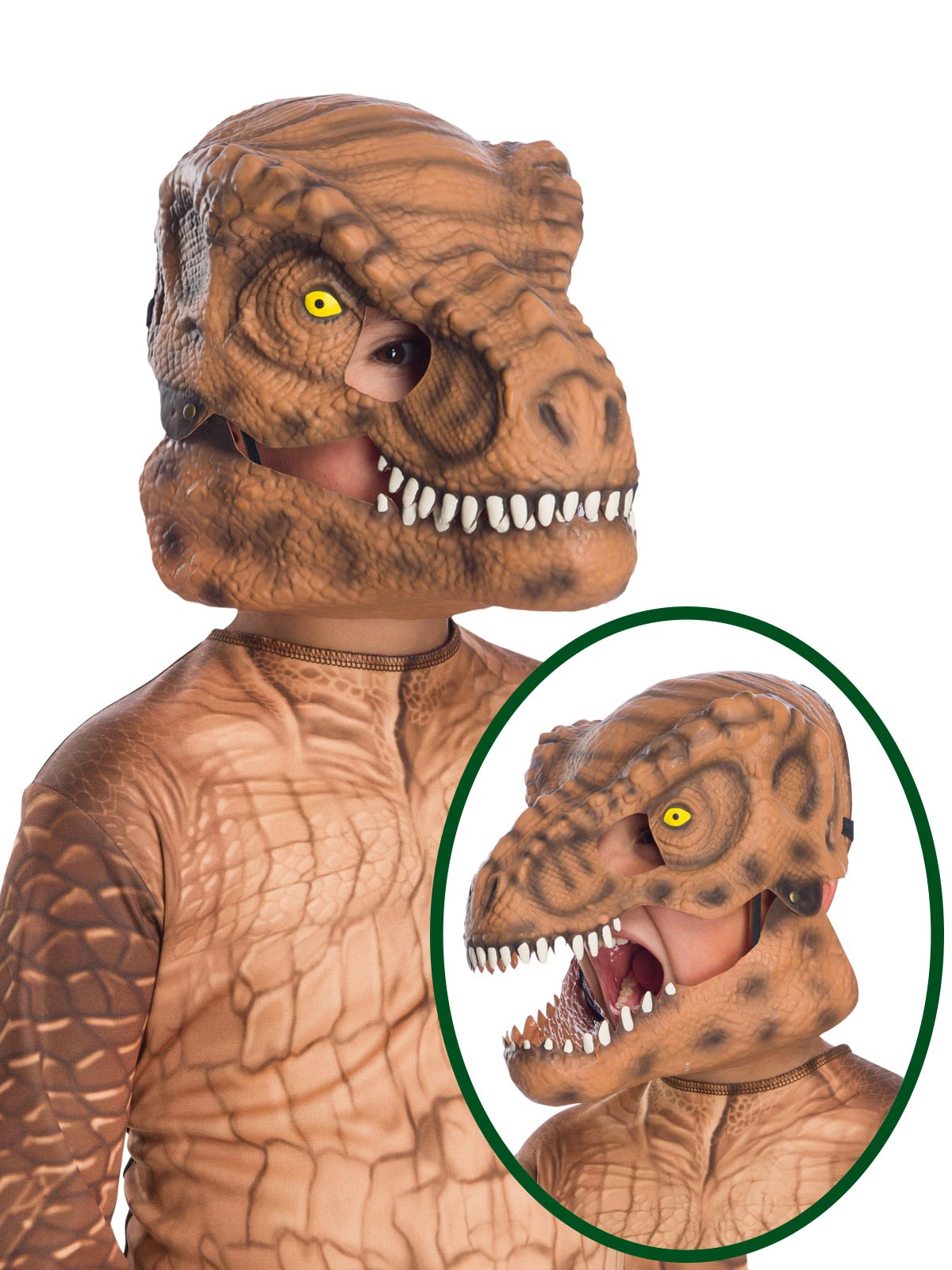 T-Rex Moveable Jaw Mask Child