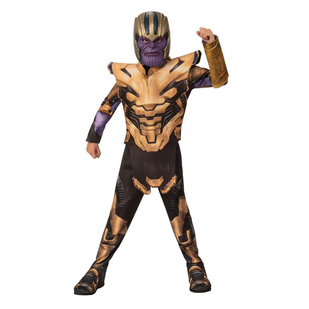 Thanos Costume for Kids Classic Marvel Avengers Outfit with Gauntlet Mask