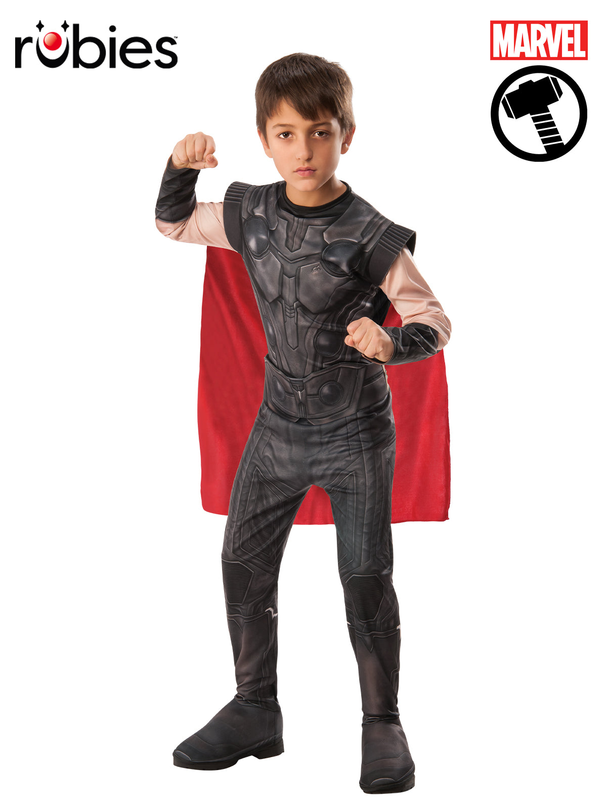 Thor Costume for Kids Classic Marvel Avengers Suit with Cape and Belt