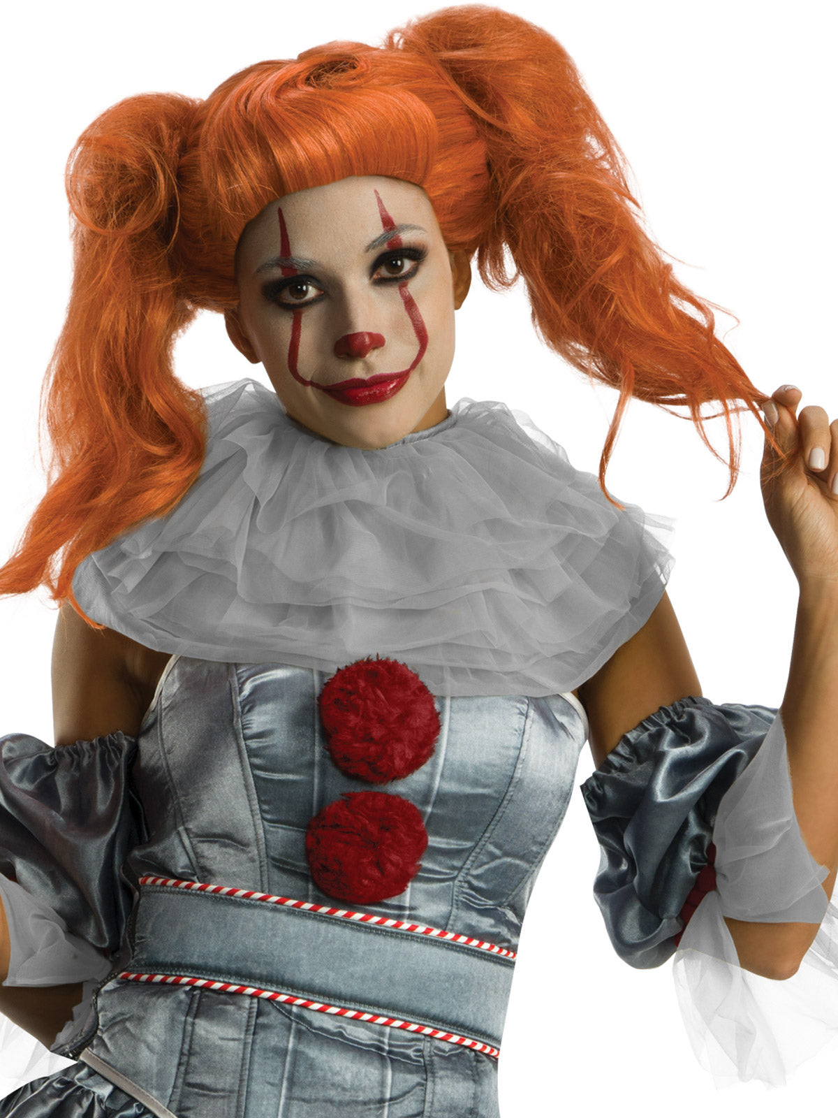 Women’s Pennywise IT Chapter 2 Costume with Skirt and Pom Poms