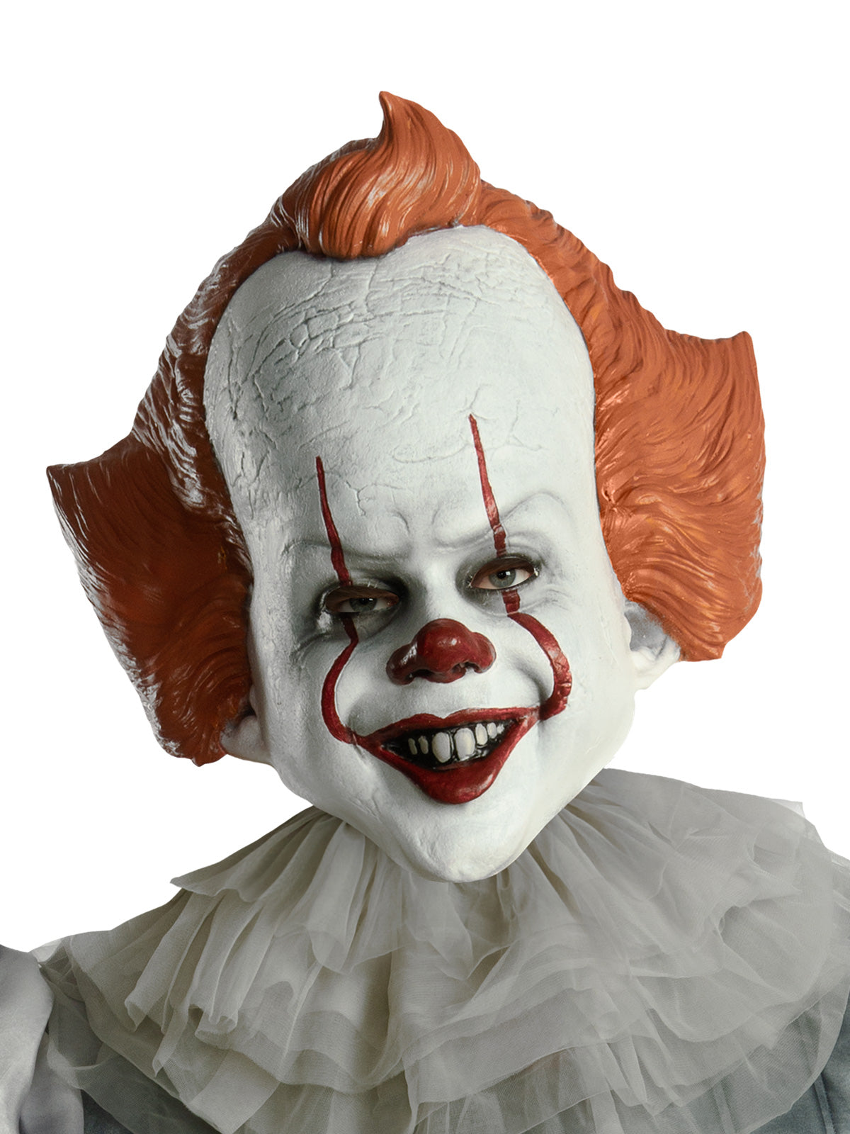 Pennywise IT Chapter 2 Deluxe Costume with Mask and Collar for Halloween
