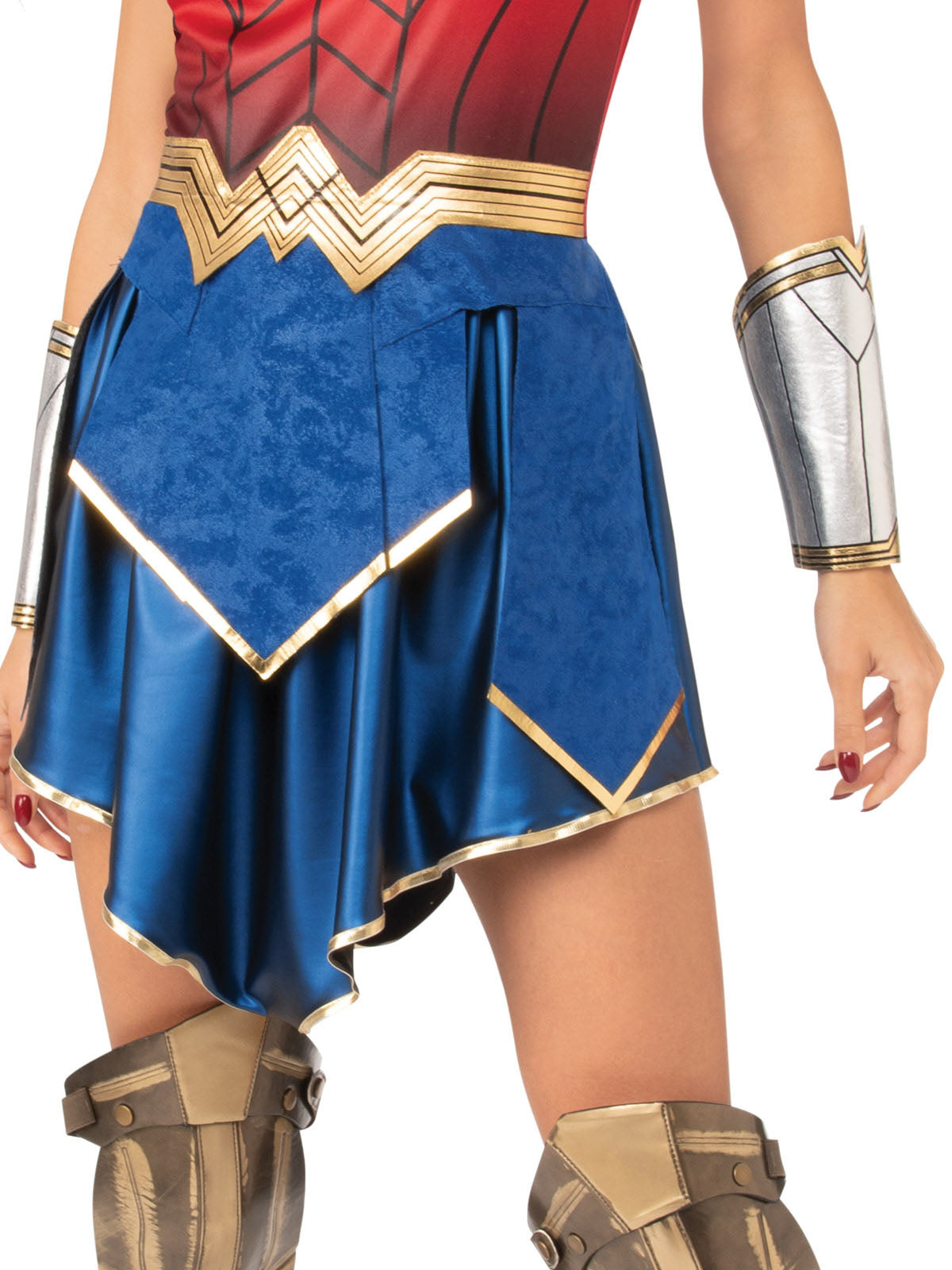 Wonder Woman 1984 Deluxe Adult Costume with Dress, Tiara and Gauntlets