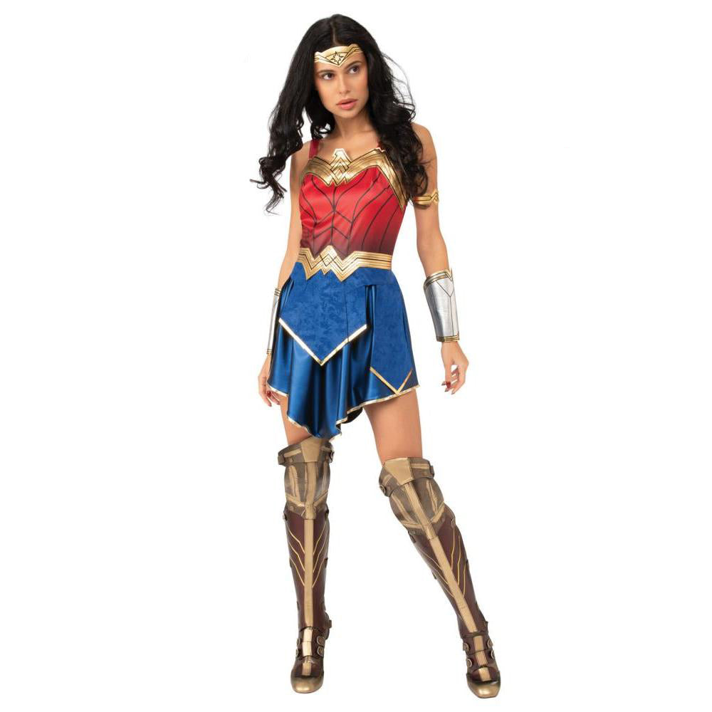 Wonder Woman 1984 Deluxe Adult Costume with Dress, Tiara and Gauntlets