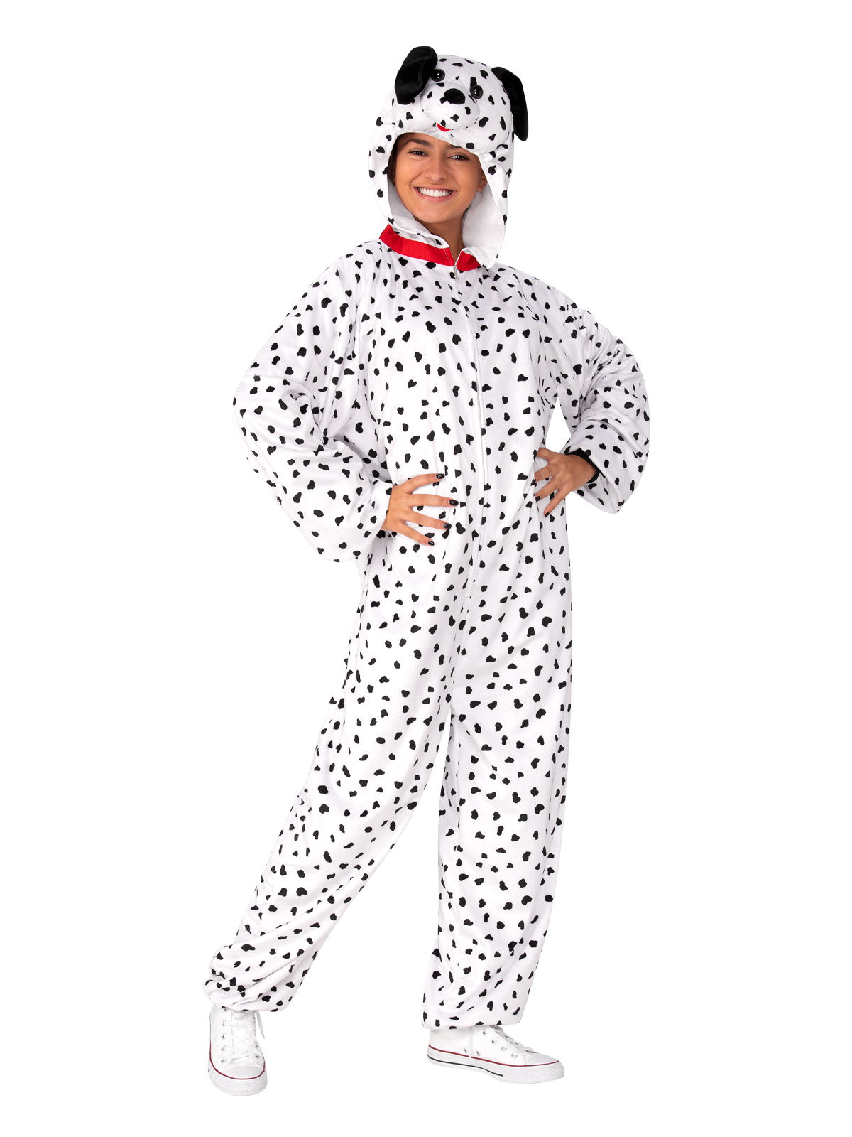 Dalmatian Furry Onesie Costume, Adult