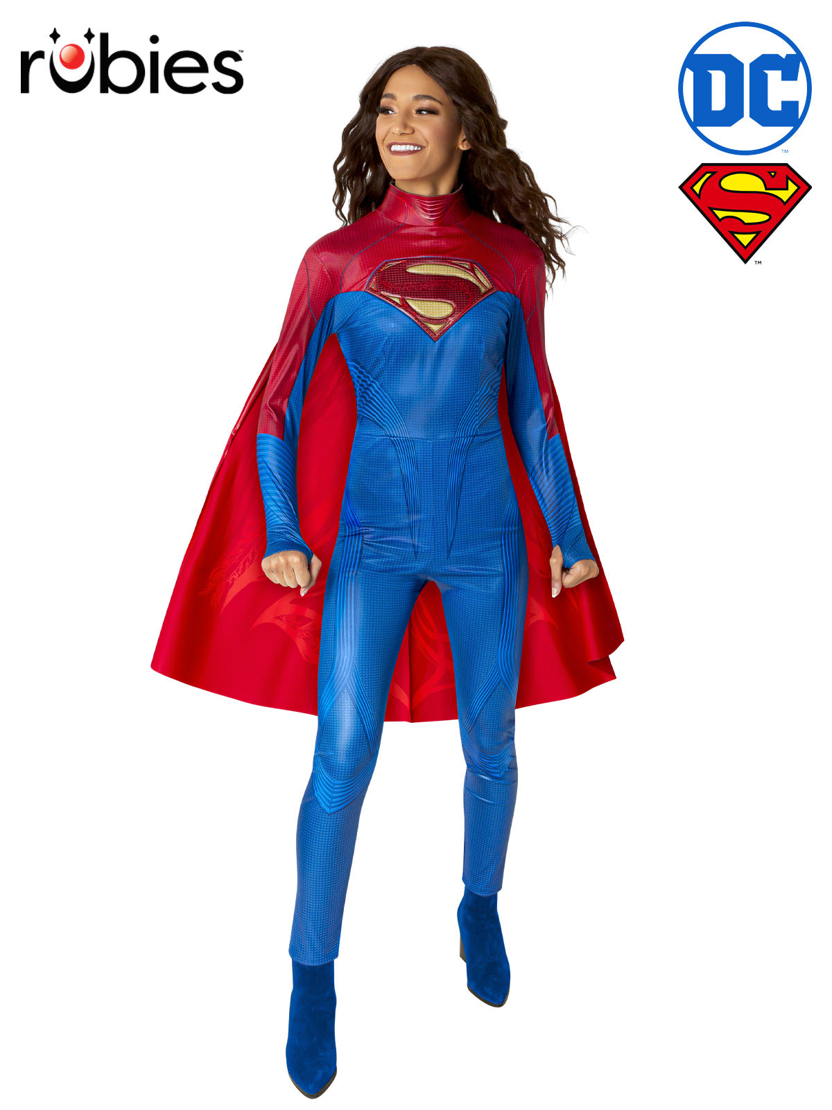 Supergirl Costume for Women Deluxe 2023 The Flash Movie Jumpsuit with Cape