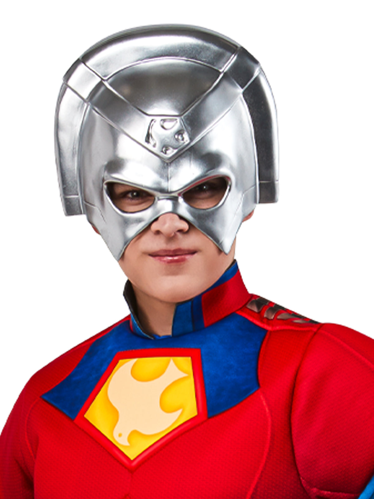 Peacemaker Muscle Chest Costume with Gloves and Mask for Teens and Adults