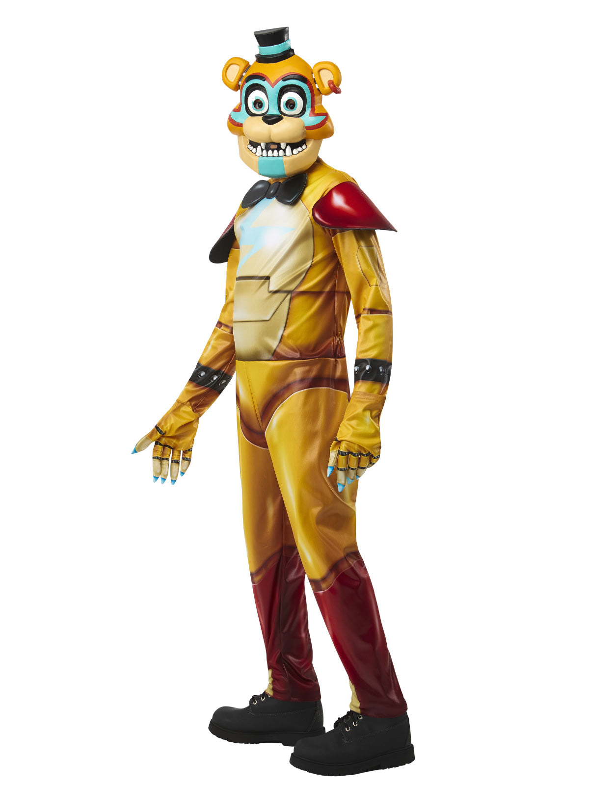 Glamrock Freddy Kids Costume from FNAF with Jumpsuit Halloween Outfit