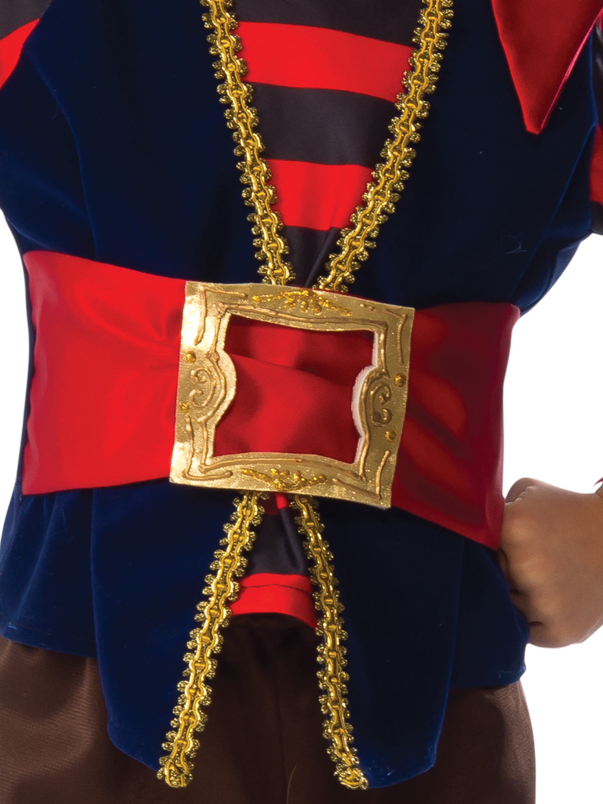 Kids Pirate Costume with Hat Vest Shirt Pants Belt Skull Book Week