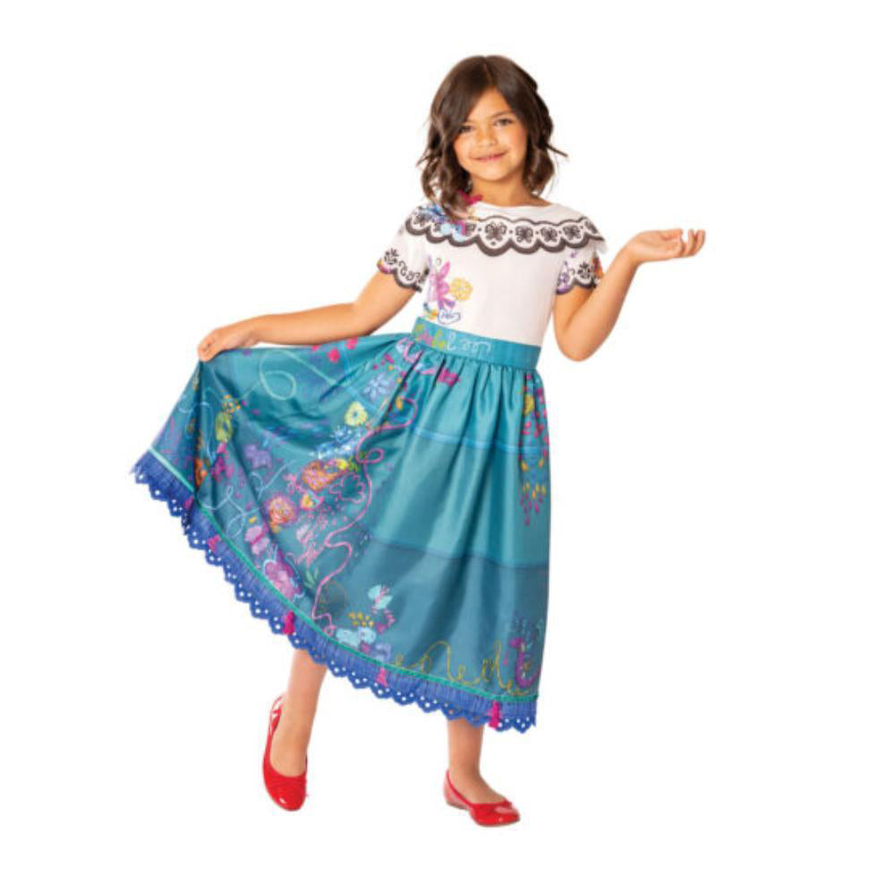 Mirabel Deluxe Costume Child Encanto Disney Dress with Tassels