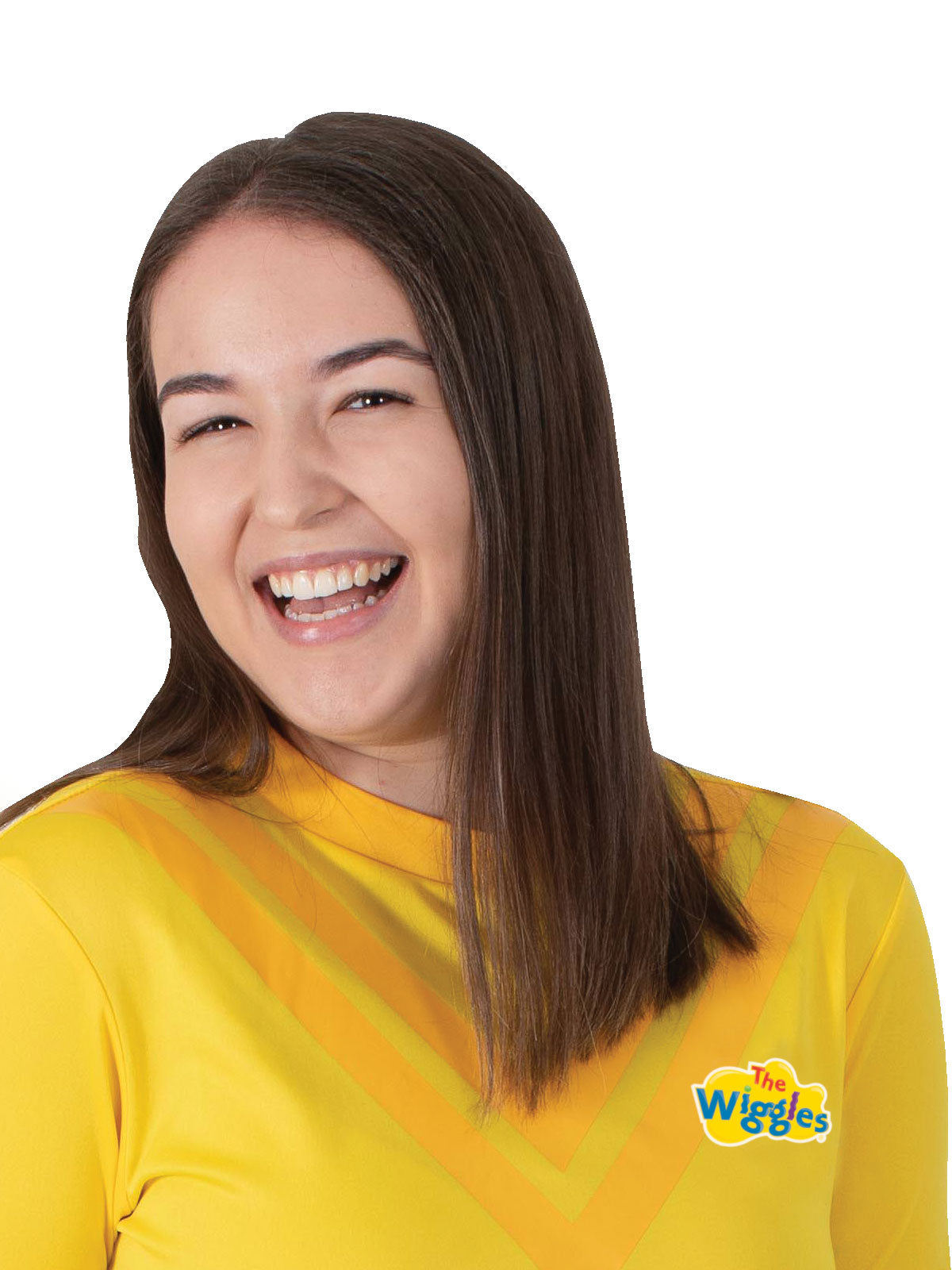 The Wiggles Yellow Skivvy Top Adult Costume