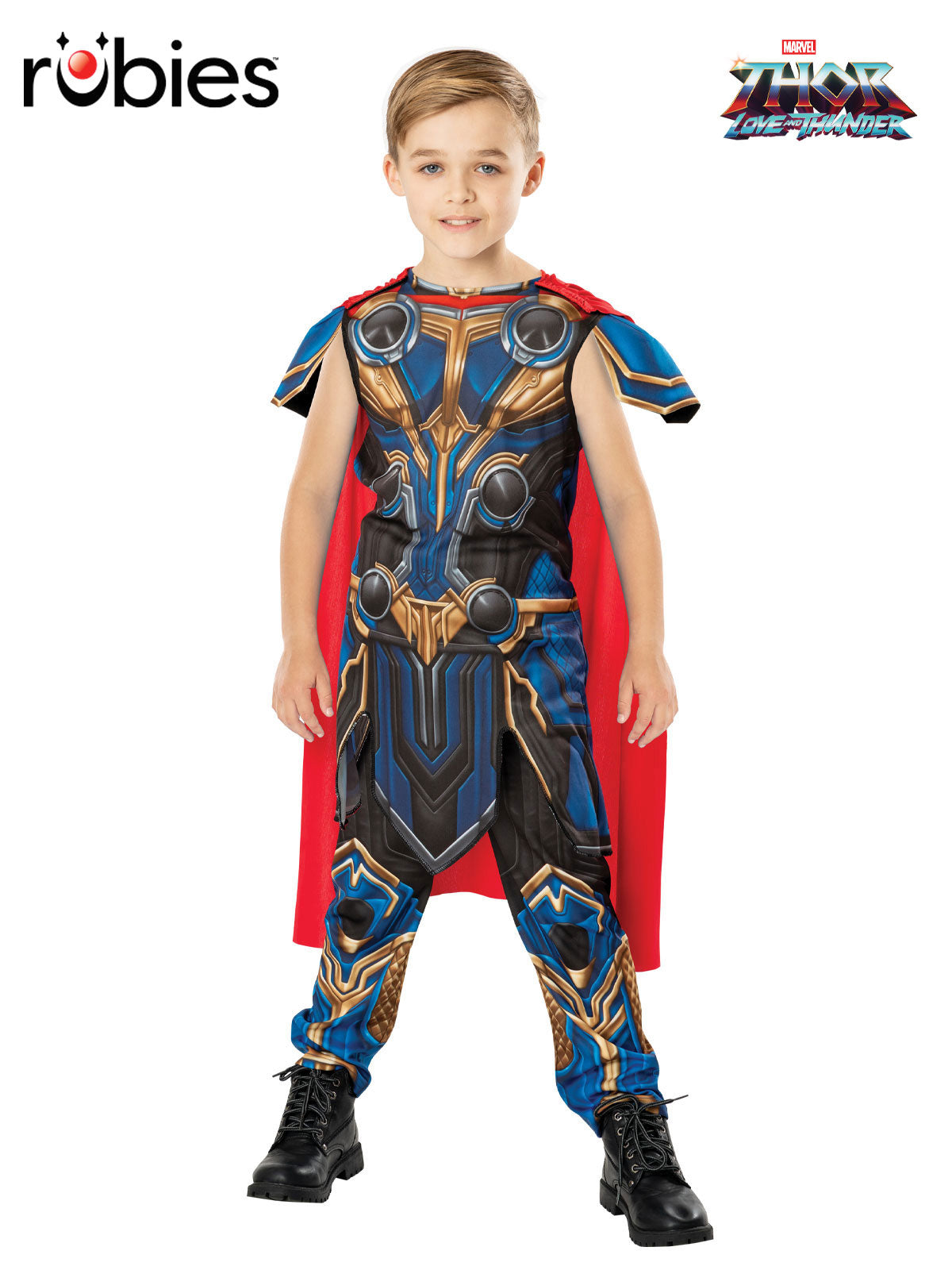 Thor Costume for Kids Love And Thunder Marvel Outfit with Cape, Pants