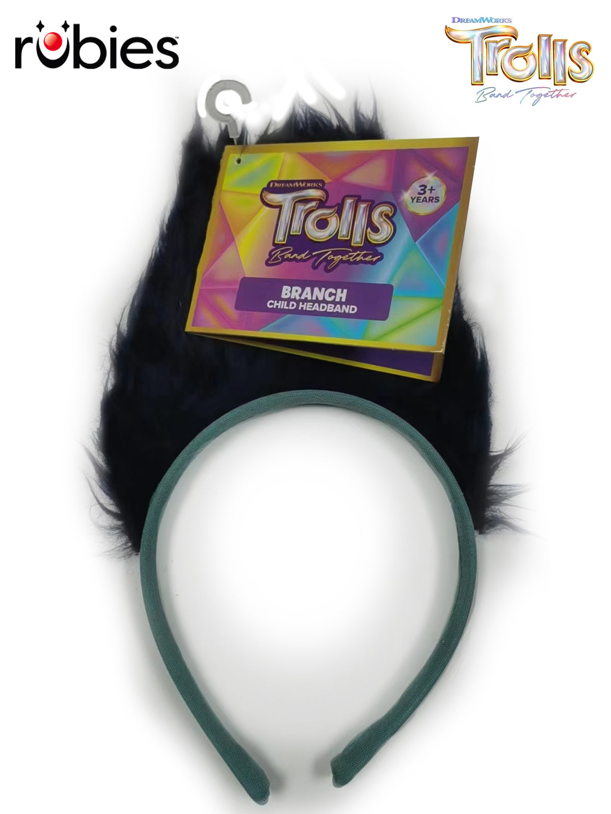 Trolls Branch Headband With Attached Hair