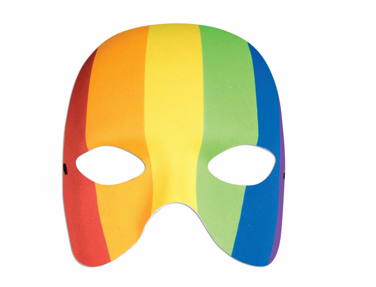 Half Mask Rainbow Adult