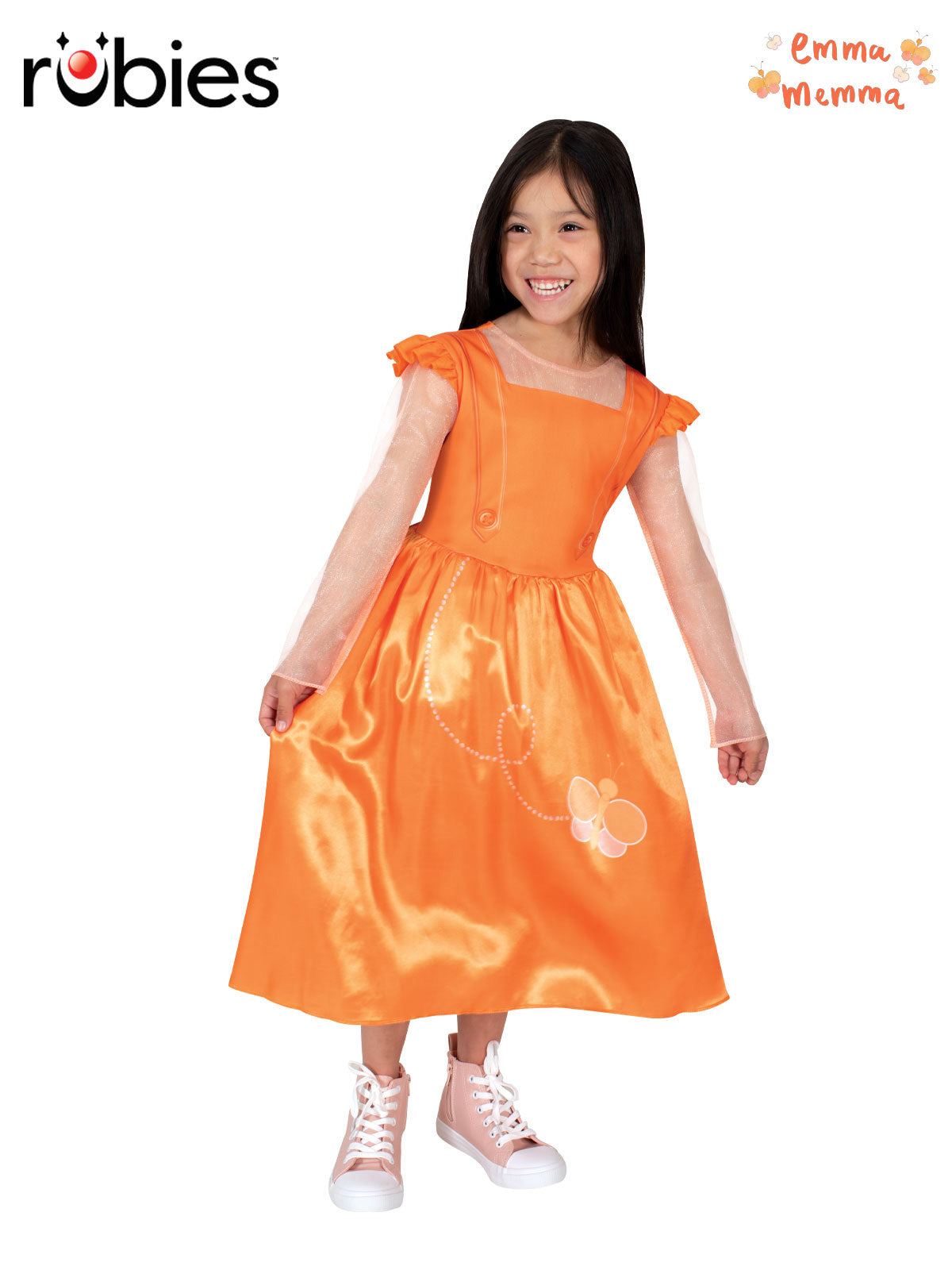 Emma Memma Butterfly Dress Costume for Kids
