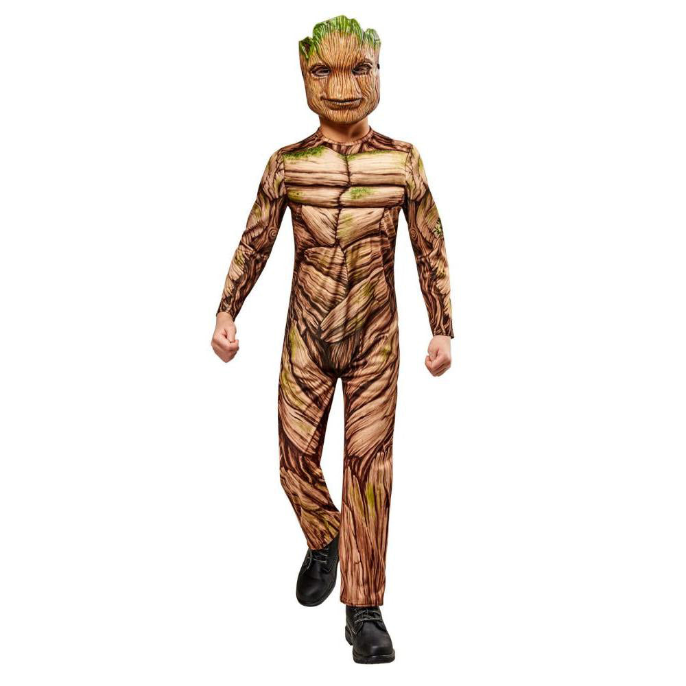 Groot Deluxe Kids Costume from Guardians of the Galaxy 3 with Jumpsuit and Mask