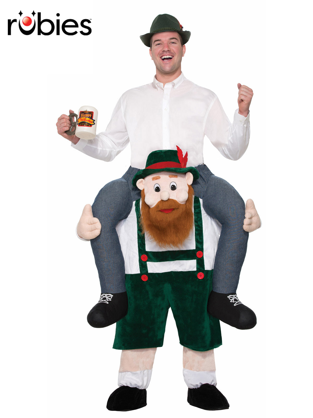 Beer Buddy Piggy Back Costume Adult