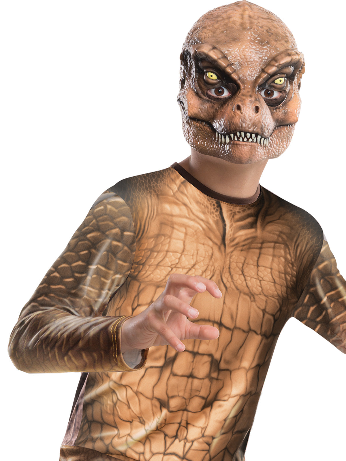 T-Rex Costume for Kids Deluxe Jurassic World Lenticular Dinosaur Suit