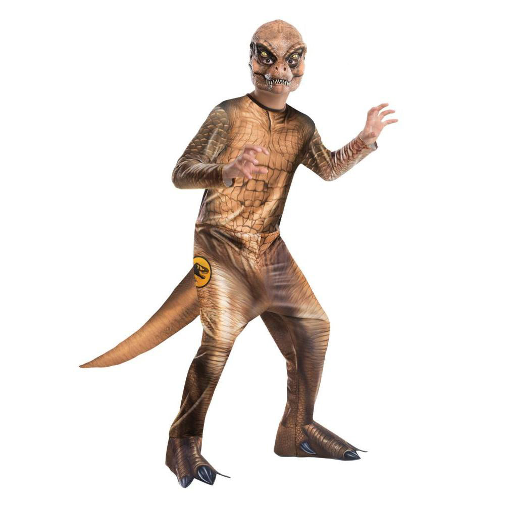 T-Rex Costume for Kids Deluxe Jurassic World Lenticular Dinosaur Suit