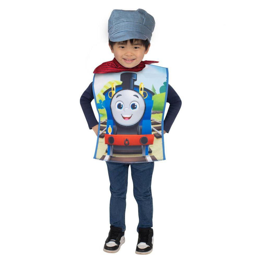 Thomas the Tank Engine Costume for Kids with Train Tunic Hat and Scarf