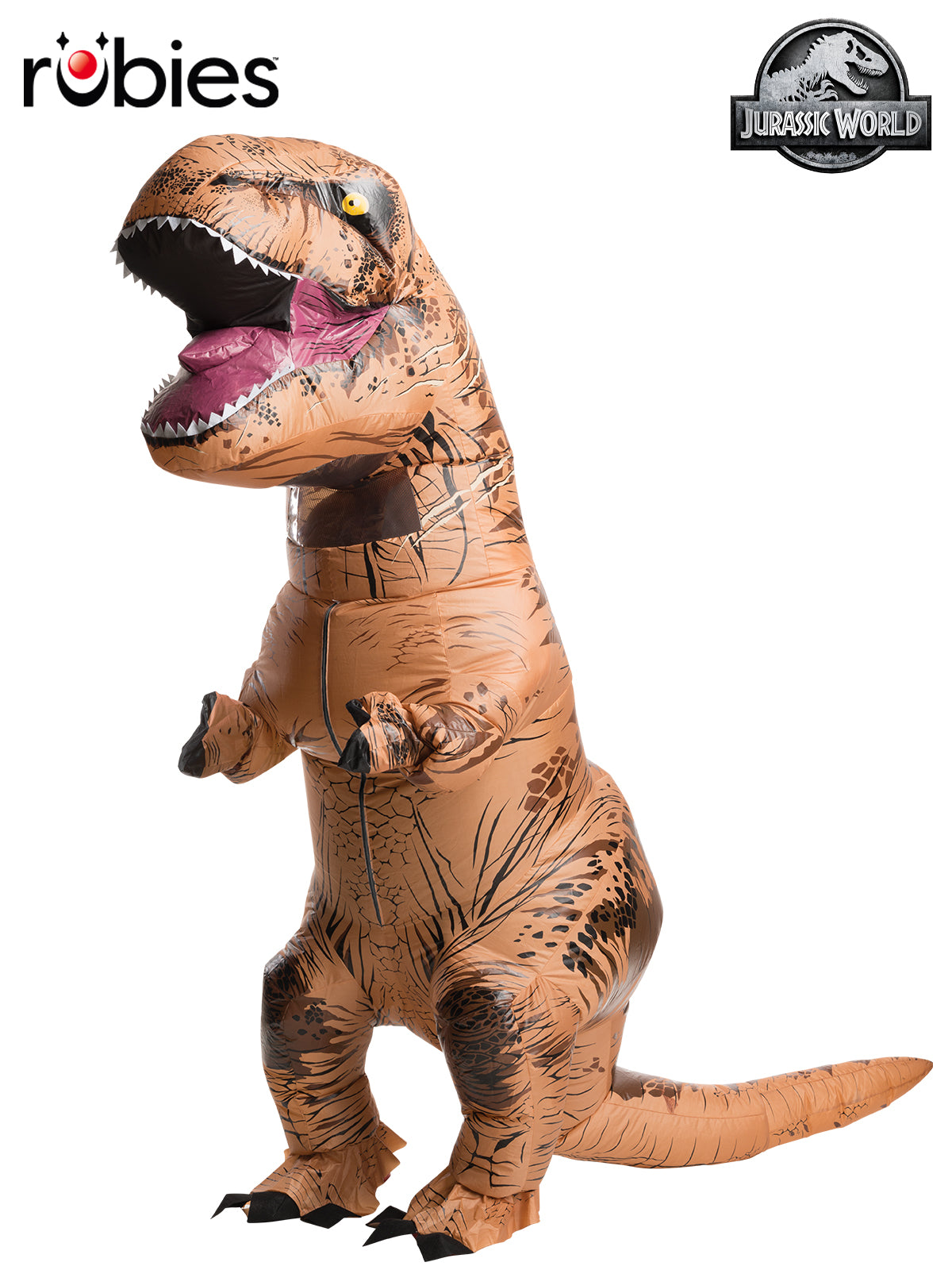 T-Rex Inflatable Costume for Adults Jurassic World Dinosaur Suit with Fan