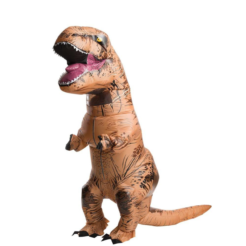 T-Rex Inflatable Costume for Adults Jurassic World Dinosaur Suit with Fan