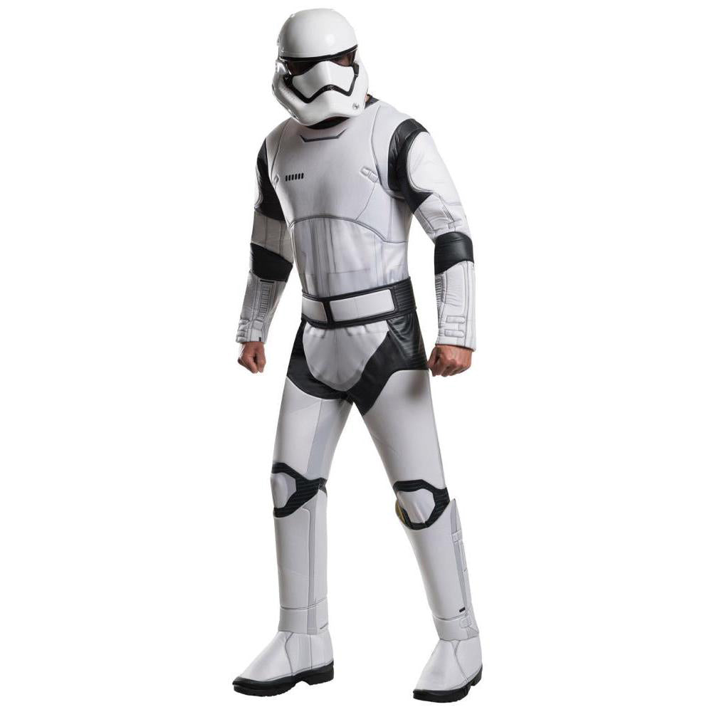 Stormtrooper Deluxe Costume for Adults Padded Jumpsuit with Mask Belt
