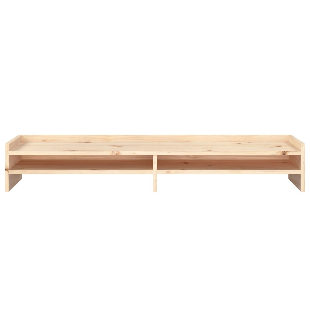 Monitor Stand 100x24x16 cm Solid Wood Pine