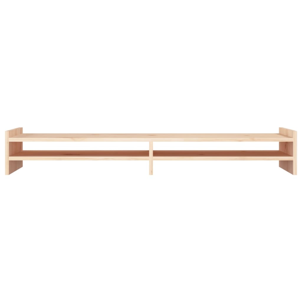 Monitor Stand 100x27x15 cm Solid Wood Pine