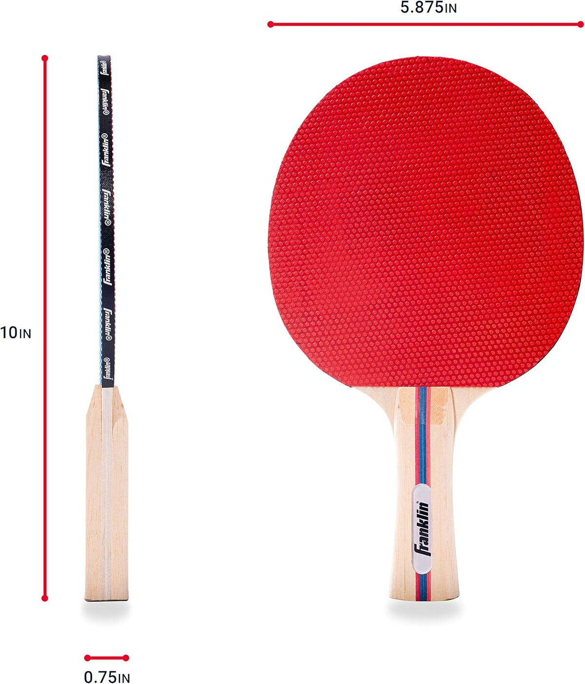 Franklin Sports 2 Player Table Tennis Bat and Ball Set