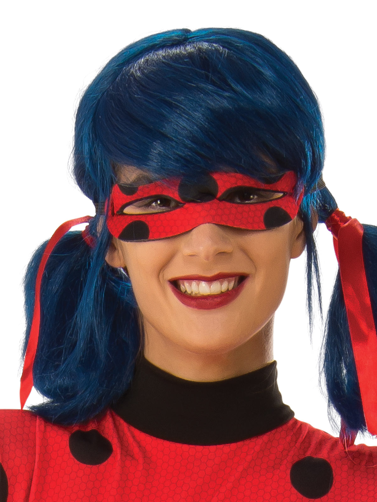 Miraculous Ladybug Jumpsuit Costume with Matching Mask for Kids – Red and Black Colour