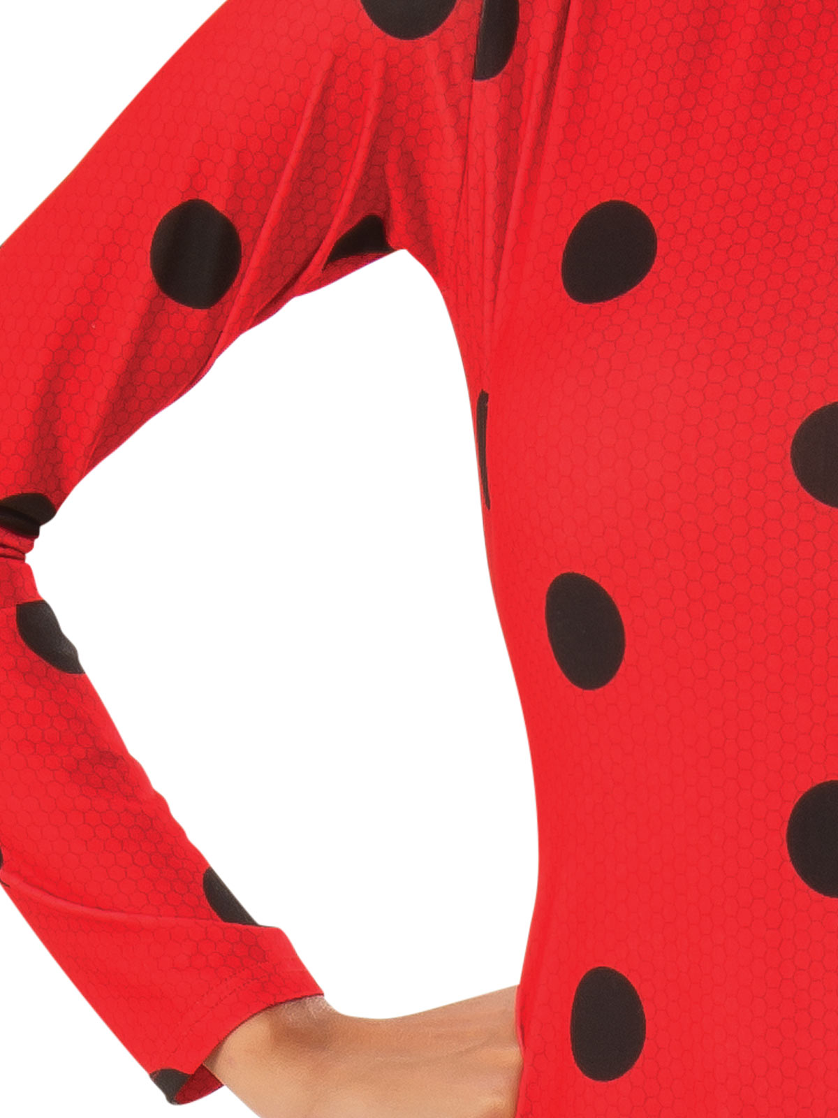 Miraculous Ladybug Jumpsuit Costume with Matching Mask for Kids – Red and Black Colour