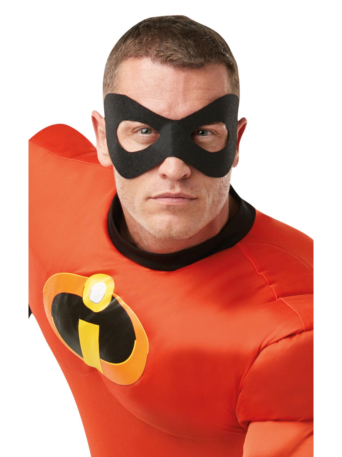Disney Pixar The Incredibles Mr. Incredible Men's Costume with Eyemask, Colour